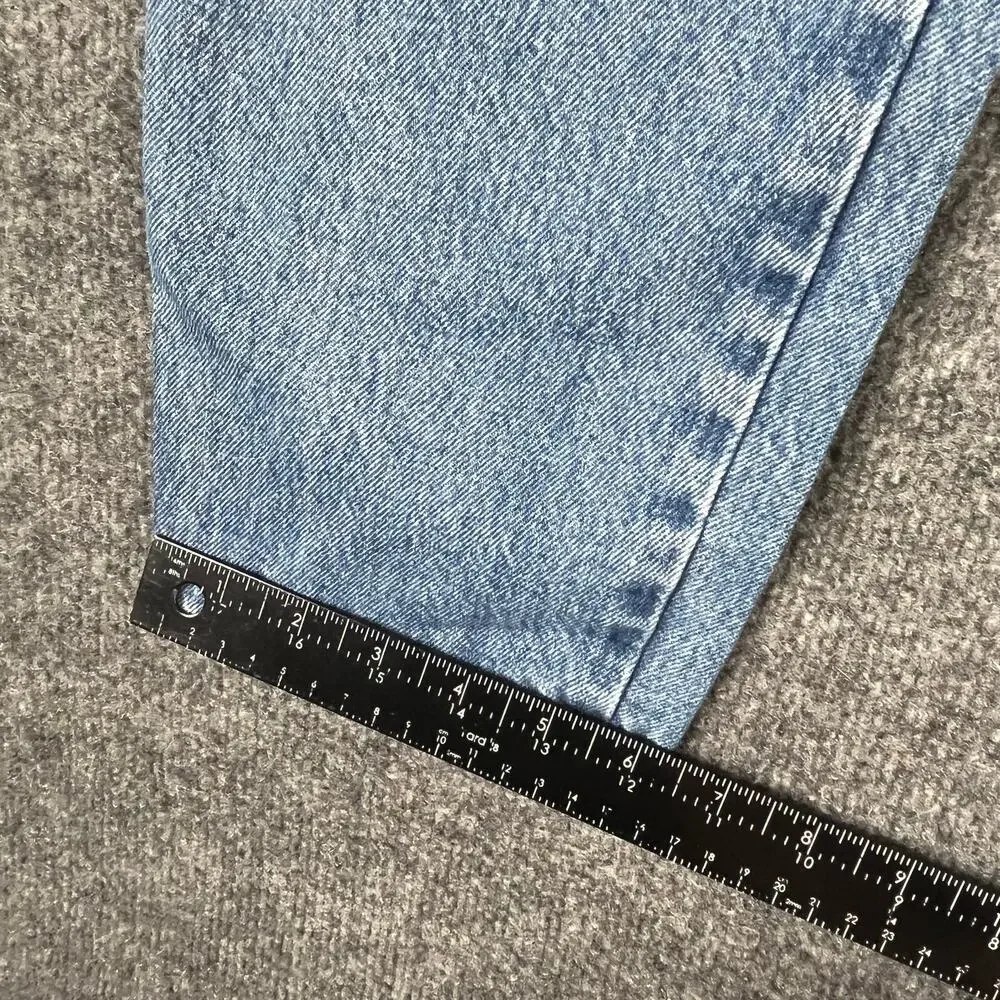 Gloria Vanderbilt Jeans‎ Mens Size 24 Blue High Rise Tapered Mom Denim